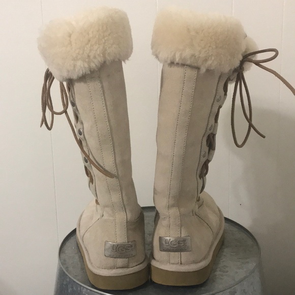 Ugg Tall Side Lace Up Boot - Picture 2 of 7